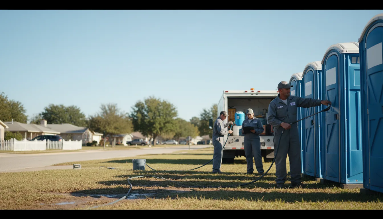 Long-Term Portable Toilet Rental in Mumford, TX near me